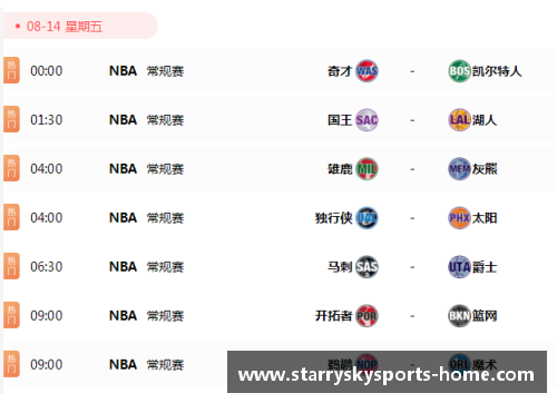 免费观看NBA直播，实时精彩赛事尽在你掌握