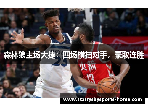 森林狼主场大捷：四场横扫对手，豪取连胜