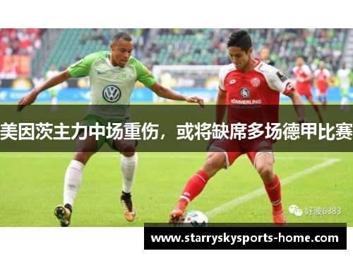 美因茨主力中场重伤，或将缺席多场德甲比赛